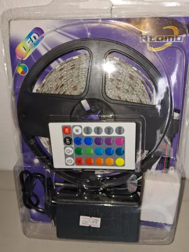 Fita de Led RGB com controle  remoto