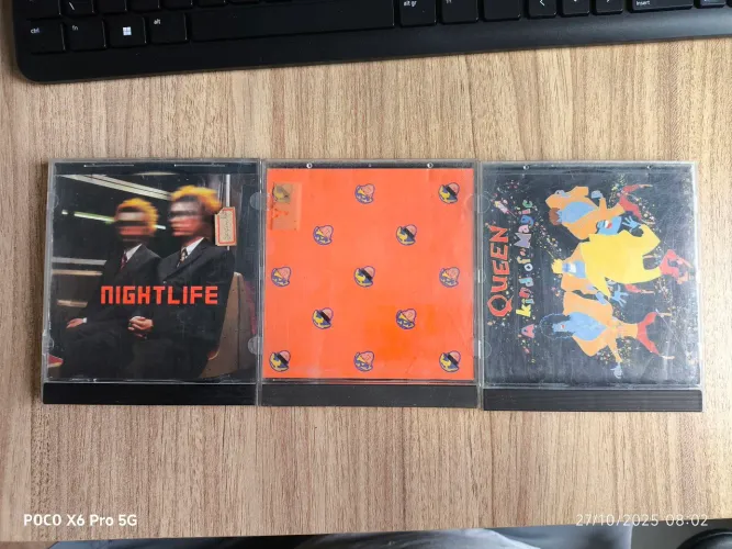 Cds antigos 1 Queen, 2 Pet Shop Boys