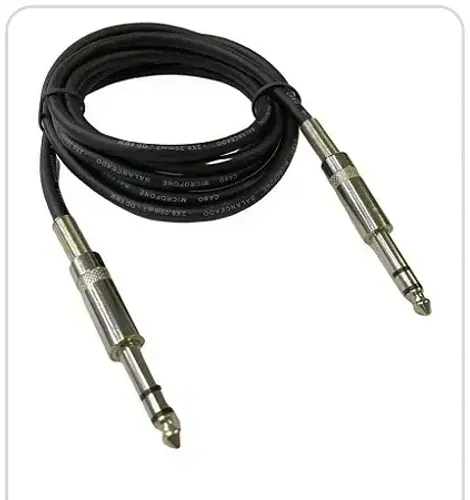 Cabo Guitarra Violão Baixo P10 X P10 Mono Preto 