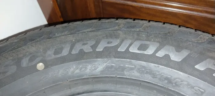 Pneus 17 265 65 Pirelli Scorpion
