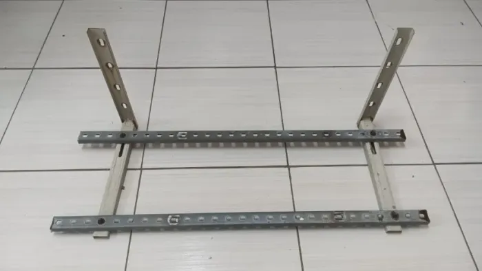 Suporte para ar condicionado split aço galvanizado, não estraga nunca