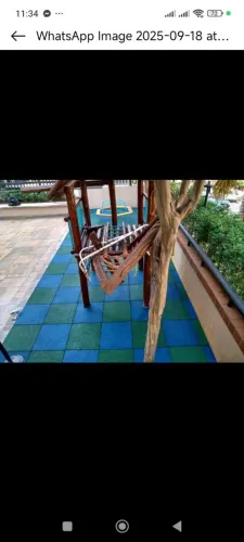 Piso monolítico emborrachado 50x50 ou 1x1 varias espessuaras