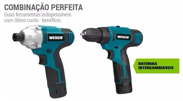 WS1000K2 - PARAFUSADEIRA + CHAVE DE IMPAC 12V