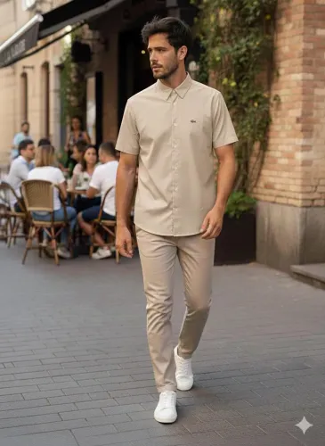 Camisa de botão