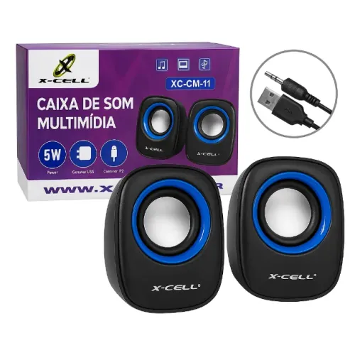 Caixa de Som Multimídia X-Cell 5W