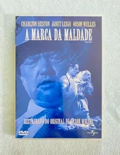DVD "A Marca da Maldade" (Touch of Evil) Dirigido e estrelado por Orson Welles