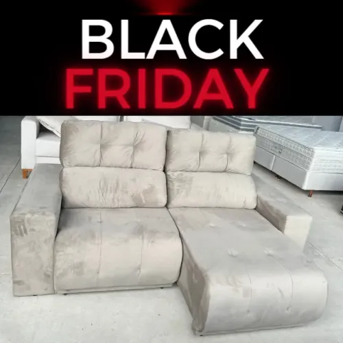 sofa retratil 3 lugares novo