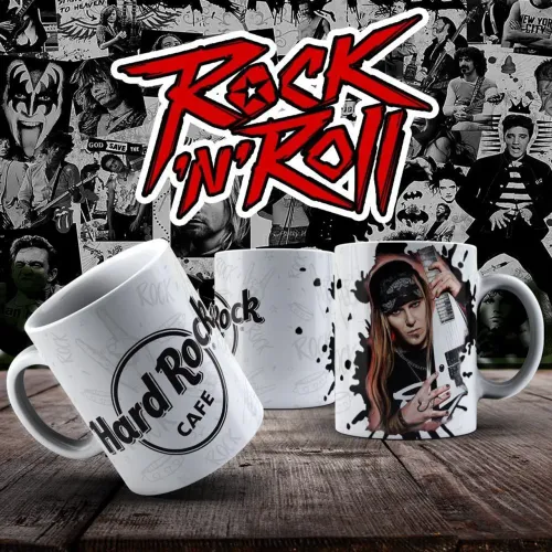 Canecas Rock and Roll