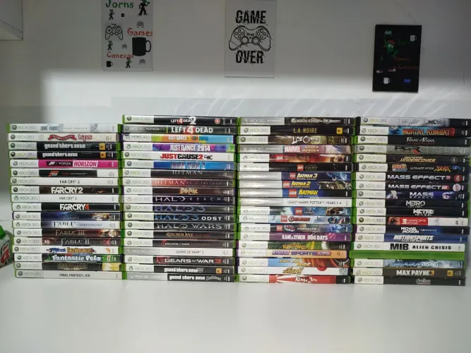 Jogos Xbox 360 (descrição com valores)