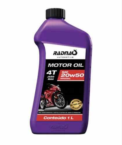 OLEO MOTOR 4T 20W50 MINERAL 1L MOTO 