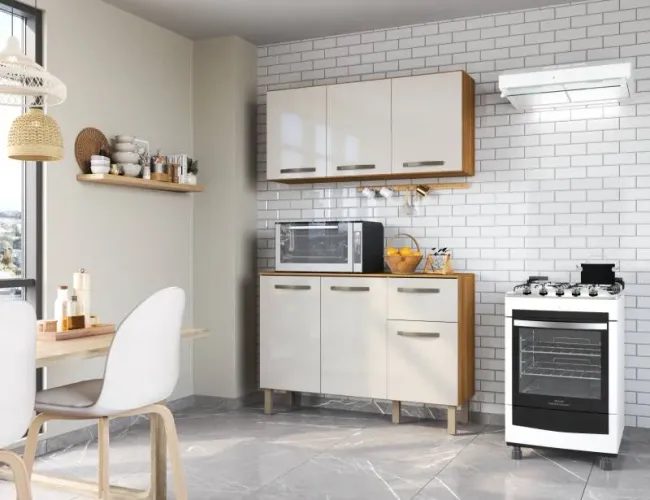 Cozinha Aéreo e Balcão Mila