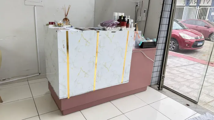 Balcão de recepção