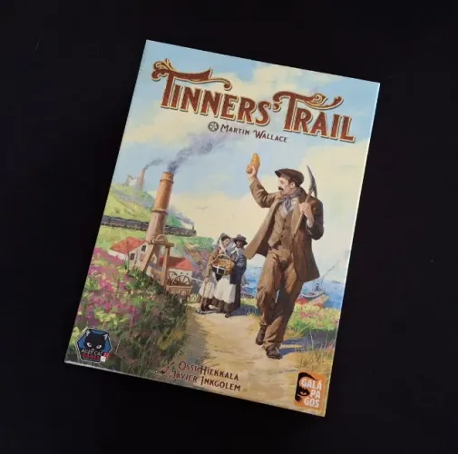 Tinners' Trail: Edição Expandida + Sleeves - Jogo de Tabuleiro