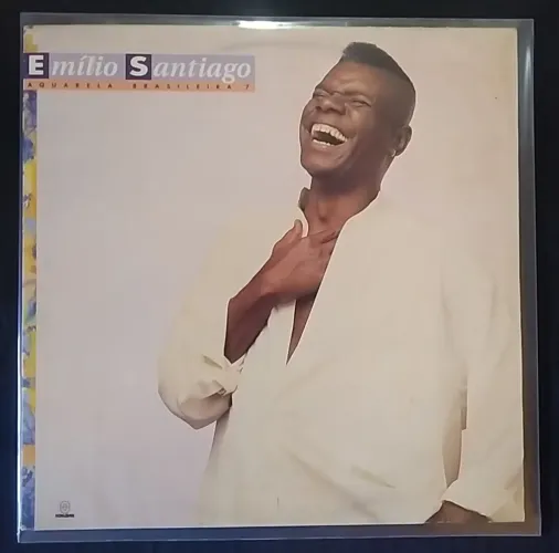 LP Emílio Santiago - Aquarela Brasileira 7 (Som Livre 1994 - Raridade Original
