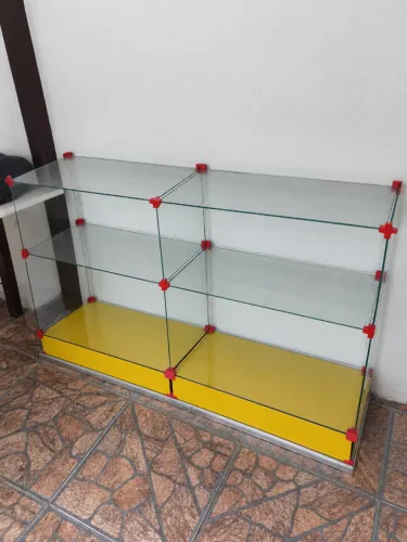 expositor/balcão de vidro