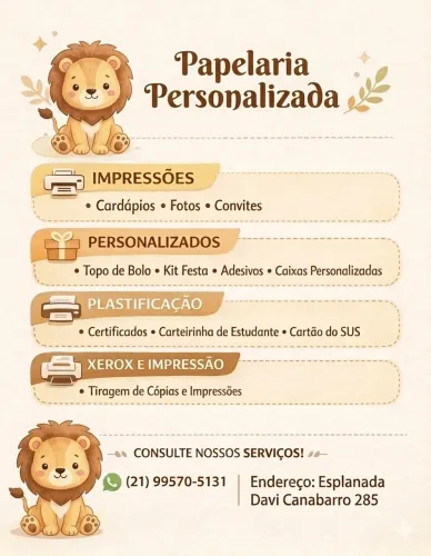 Papelaria Personalizada, kit festas