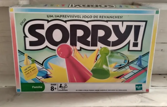 Jogo Sorry! Hasbro - Edição de Colecionador Completa