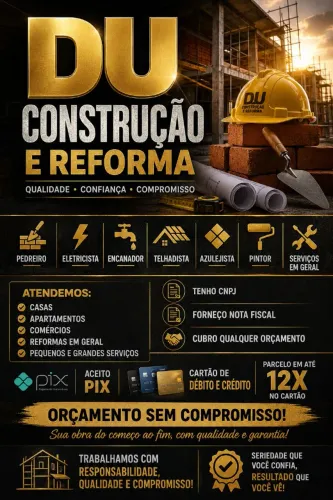 Pedreiro, Eletriscista, Encanador e Pintor atendo São Paulo todo