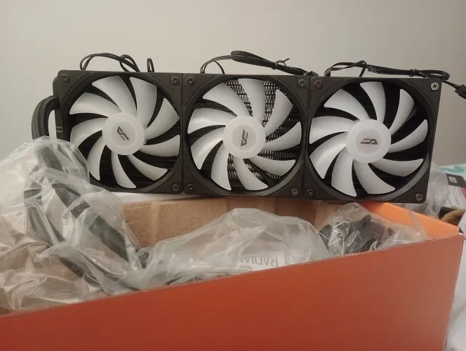 Kit 3x Fans argb Darkflash 120mm (Novas)