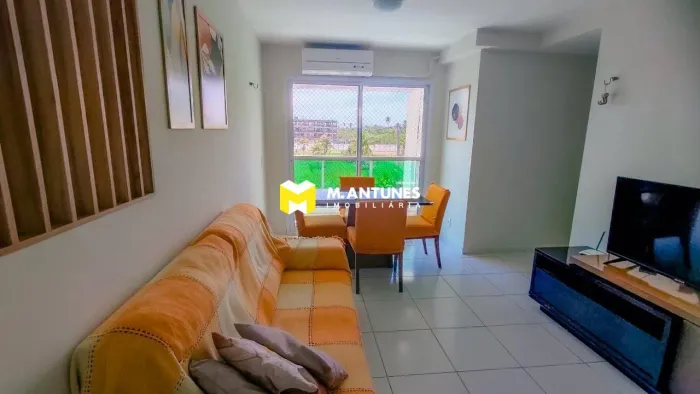 Apartamento 3 quartos para locação, mobiliado, Palm Village Aquac, Porto de Galinhas, Ipoj