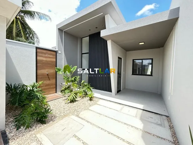 Casa com 3 dormitórios à venda, 90 m²- Encantada - Eusébio/CE