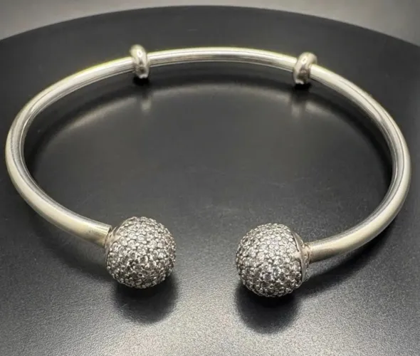 Bracelete prata inspiração 
