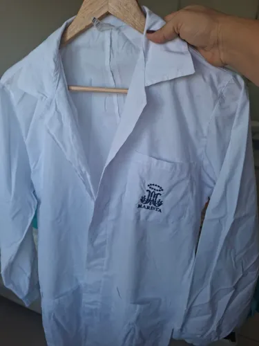 Jaleco branco Colégio marista - pouco usado.