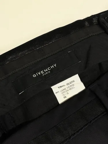 GIVENCHY | calça alfaiataria grife preta