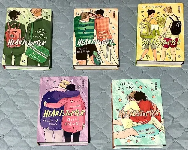 Coleção de livros Heartstopper