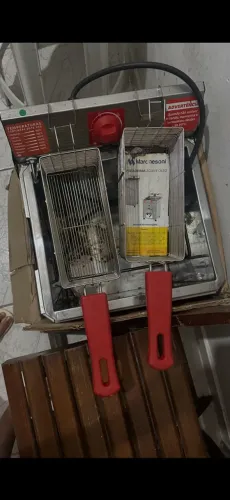 Fritadeira Industrial Água e Óleo 25 Litros - Nova, Nunca Usada