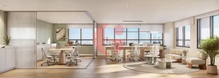 Sala comercial à venda no edifício MARTIM - PARQUE UNA com 74,85m²