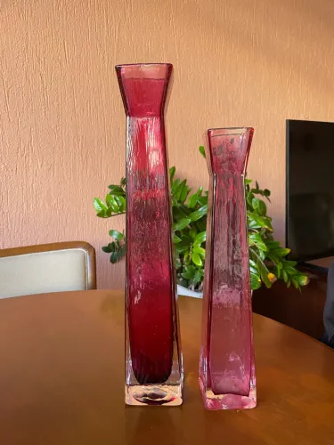 Conjunto de vaso decorativo 