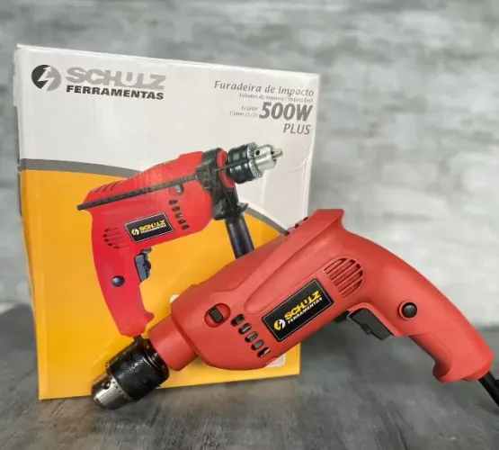 Furadeira Schulz 1/2pol 13mm - 500W - Ferramentas de Construção