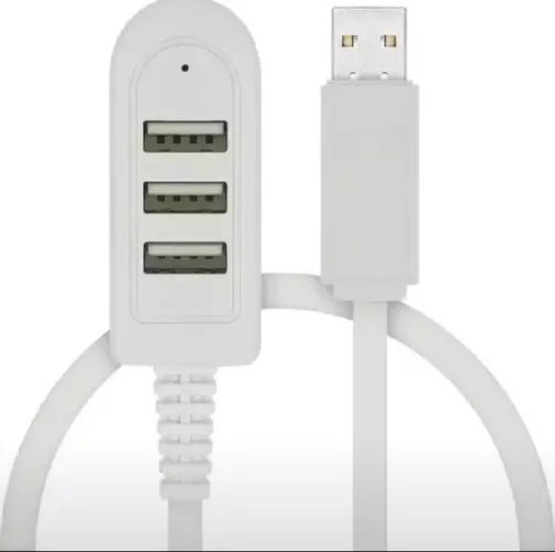 Hub Usb 3 Portas Cabo Extensor 1.2 Metro - Macbook E Pc Alongador USB Pendrive Hd