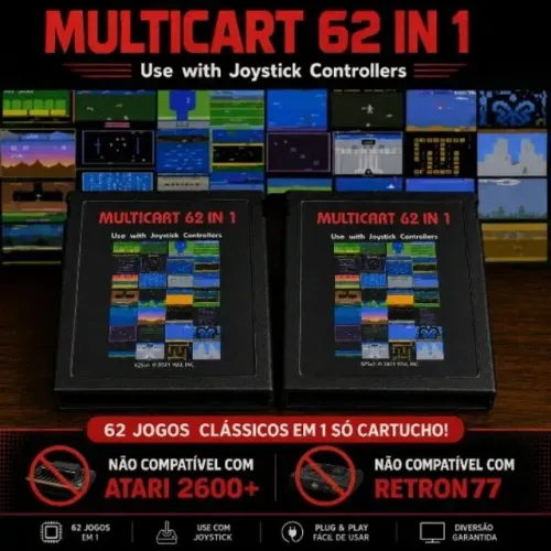 Atari 2600 Multicart (MENU) - 62 em 01