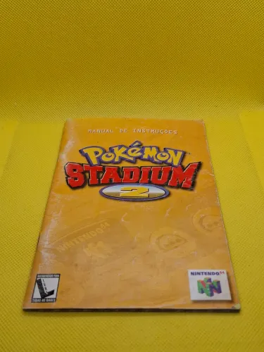 Manual original Pokemon Stadium 2 nintendo 64