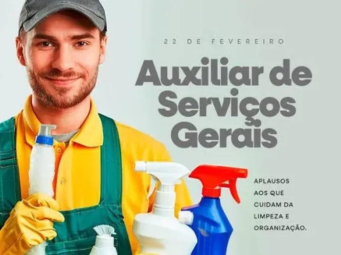 VAGA - SERVIÇOS GERAIS / CASEIRO / FAXINEIRO