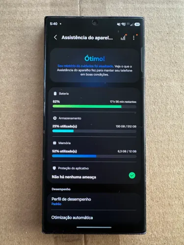 S23 Ultra cor Preta na Caixa com detalhe na tela + Smartwatch + Fone de ouvido de brinde!