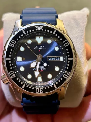 Relógio citizen promaster Marine diver AUTOMÁTICO - AZUL