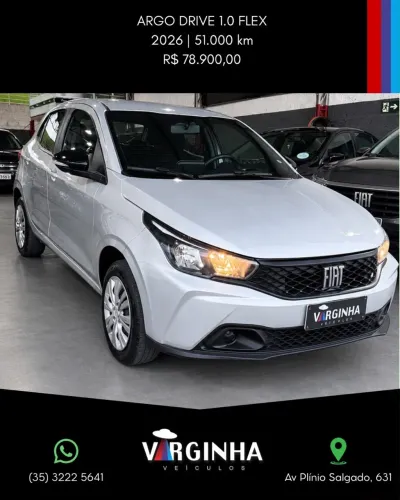 Fiat Argo Drive 1.0 6V Flex 2026