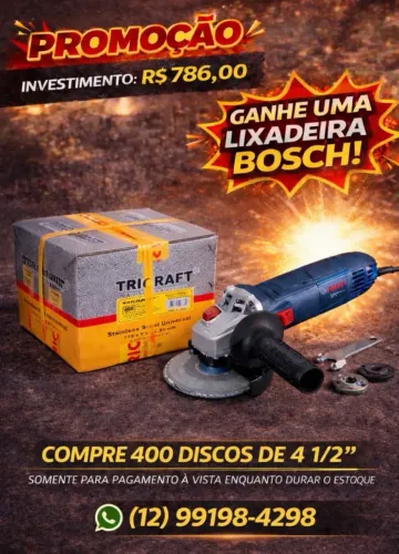 Lixadeira Bosch - Grátis 