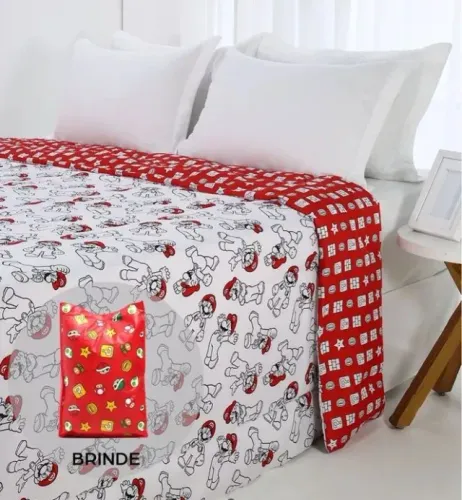 Jogo de Cama Super Mario Bros - CASAL