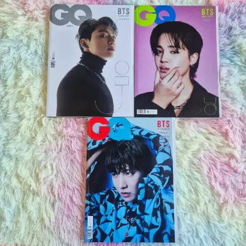 REVISTA VOGUE X GQ KOREA JUNGKOOK SUGA J-HOPE JANEIRO 2022
