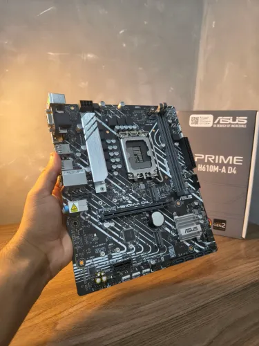Placa-Mãe Asus H610M DDR4 | Caixa + NFE | 11 Meses de Garantia | OLX Pay