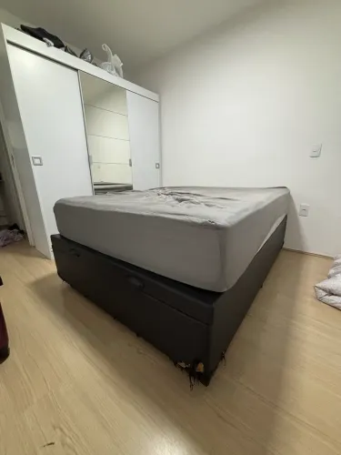 Cama box baú com colchão