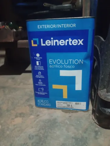 ? Tinta Acrílica Fosca Leinertex 18L - Nova e Lacrada
