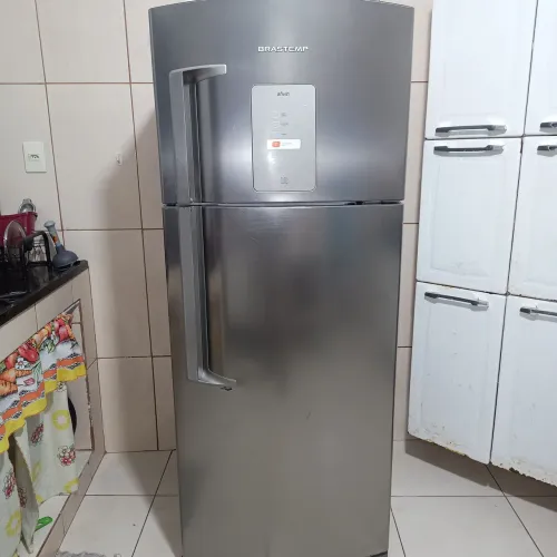 Geladeira Frost Free Brastemp inox