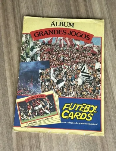 Álbum Grandes Jogos Futebol Cards Incompleto