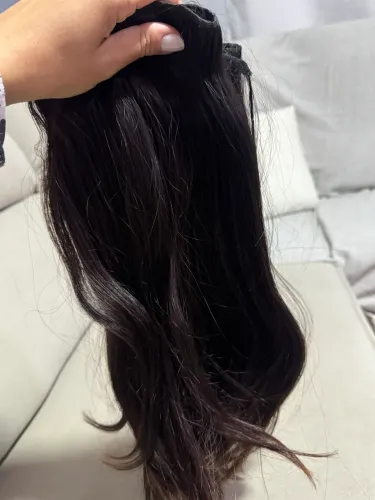 Mega Hair Humano Brasileiro Virgem - 2 Faixas 