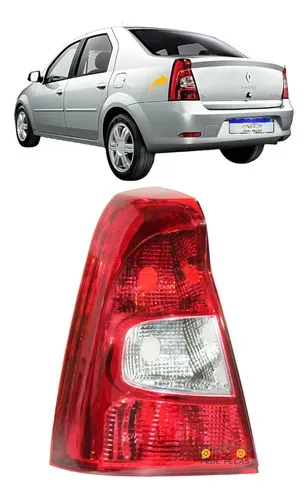 Lanterna Traseira Renault Logan 2011 2012 2013 Nova Le Esquerdo Vermelho